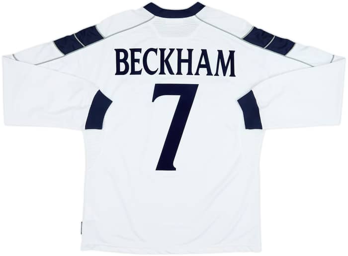 1999-00 Manchester United Third L/S Shirt Beckham #7 - 7/10 - (M)