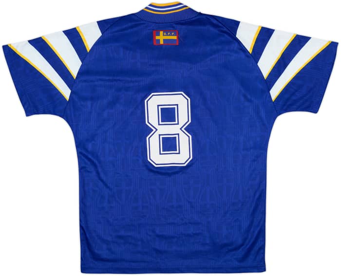 1996-98 Sweden Away Shirt #8 - 8/10 - (S)