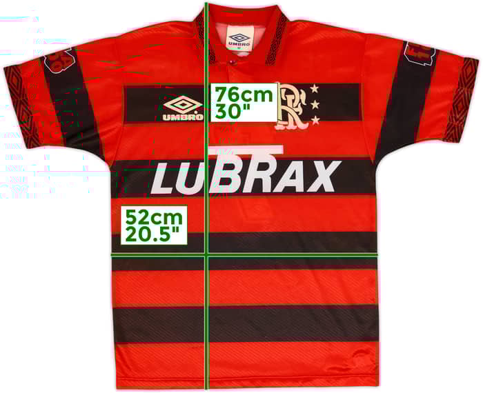 Camiseta de local del Centenario del Flamengo 1994-95 - 8/10 - (M)