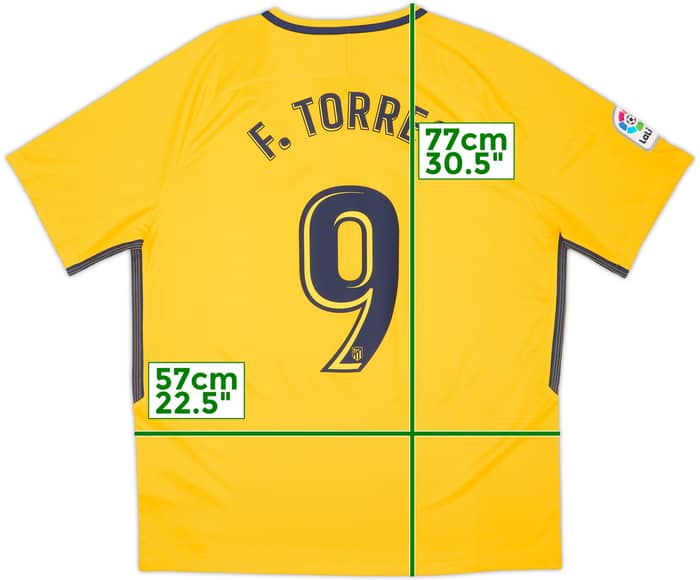 2017-18 Atletico Madrid Away Shirt F.Torres #9 (XL)