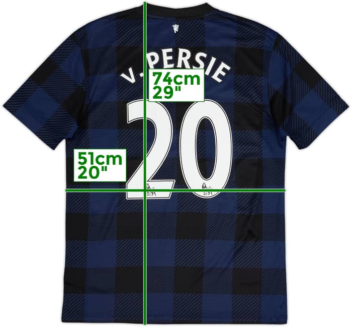2013-14 Manchester United Camiseta Visitante V.Persie #20 - 9/10 - (M)