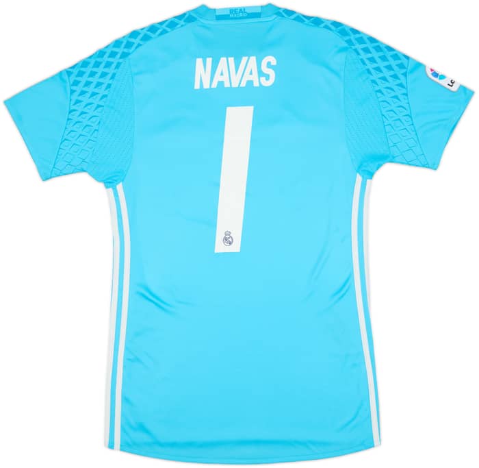 2016-17 Real Madrid GK S/S Shirt Navas #1 - 9/10 - (S)