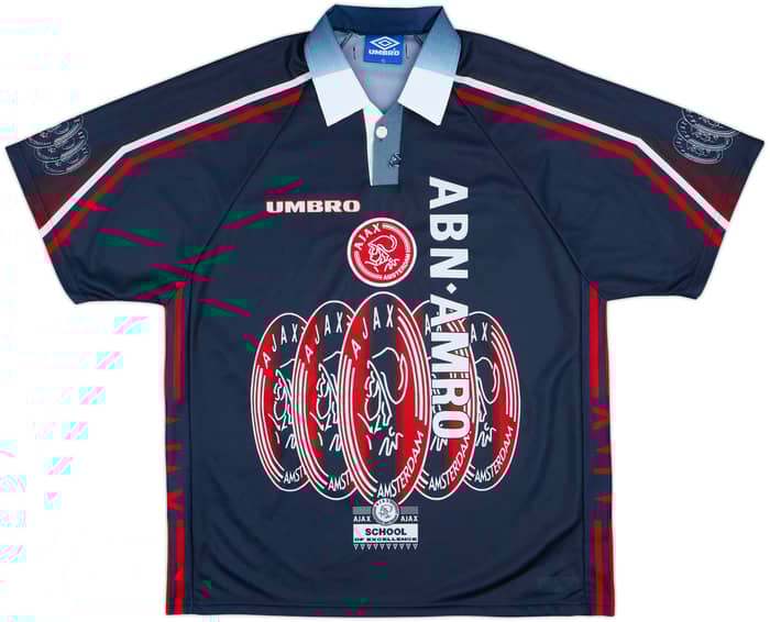 1997-98 Ajax Away Shirt F.De Boer #4 - 10/10 - (XL)