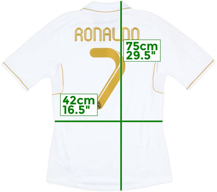 2011-12 Real Madrid Home Shirt Ronaldo #7 - 6/10 - (S)