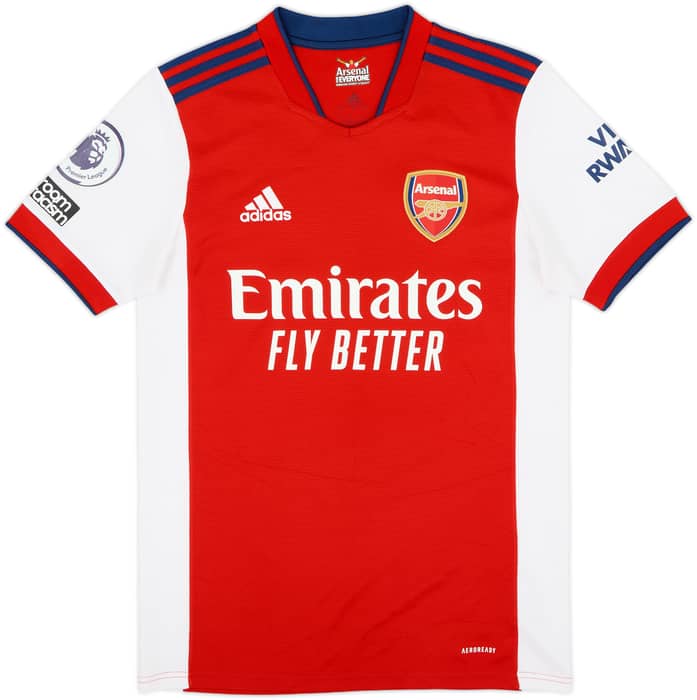 2021-22 Arsenal Home Shirt Odegaard #8 - 7/10 - (S)