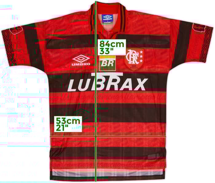 1995-96 Flamengo Centenary Home Shirt - 10/10 - (M)