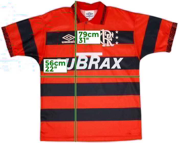 1993-94 Flamengo Home Shirt #11 - 9/10 - (L)