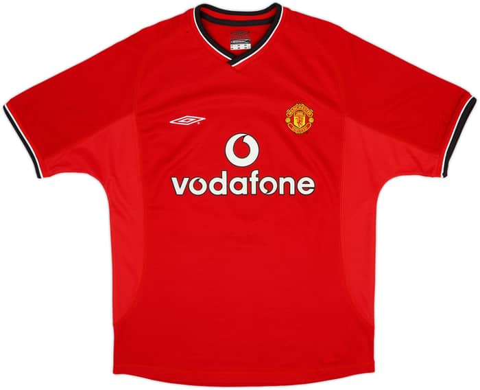 2000-02 Manchester United Home Shirt Beckham #7 - 5/10 - (M)