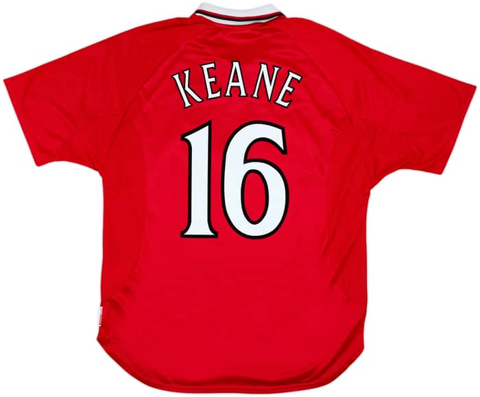 1999-00 Manchester United 'CL Winners' Shirt Keane #16 - 8/10 - (XL)