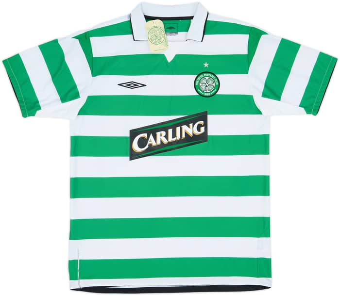 2004-05 Celtic Home Shirt Juninho #7 (L)