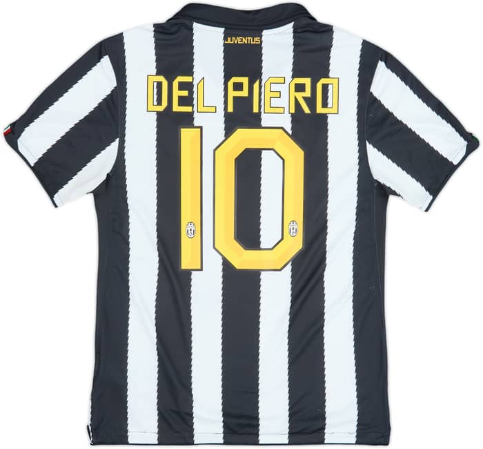 2010-11 Juventus Home Shirt Del Piero #10 - 6/10 - (M)
