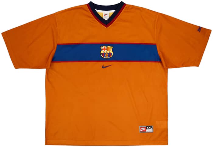 1998-00 Barcelona Basic Away Shirt Rivaldo #11 - 8/10 - (XXL)