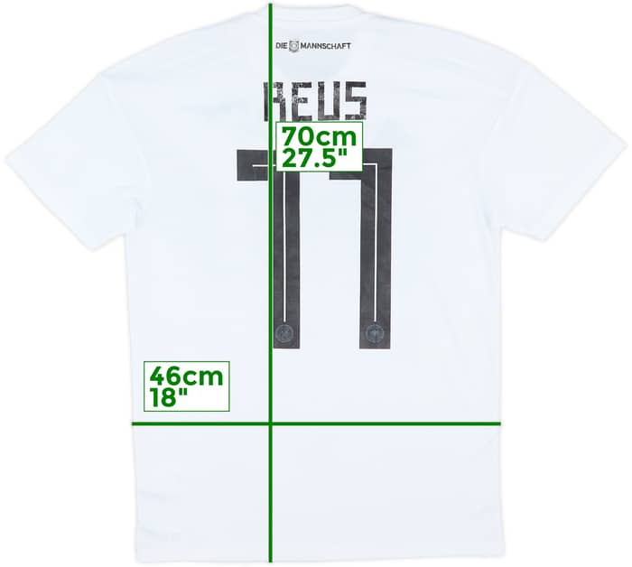 2018-19 Germany Home Shirt Reus #11 - 5/10 - (S)