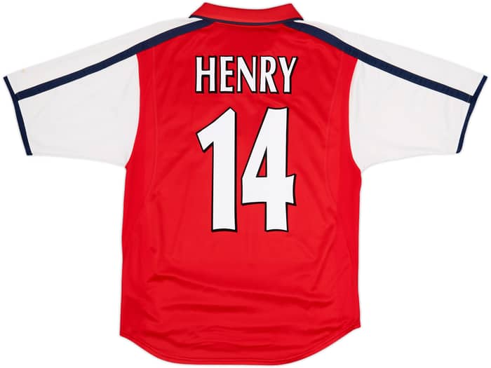 2000-02 Arsenal Home Shirt Henry #14 - 8/10 - (S)