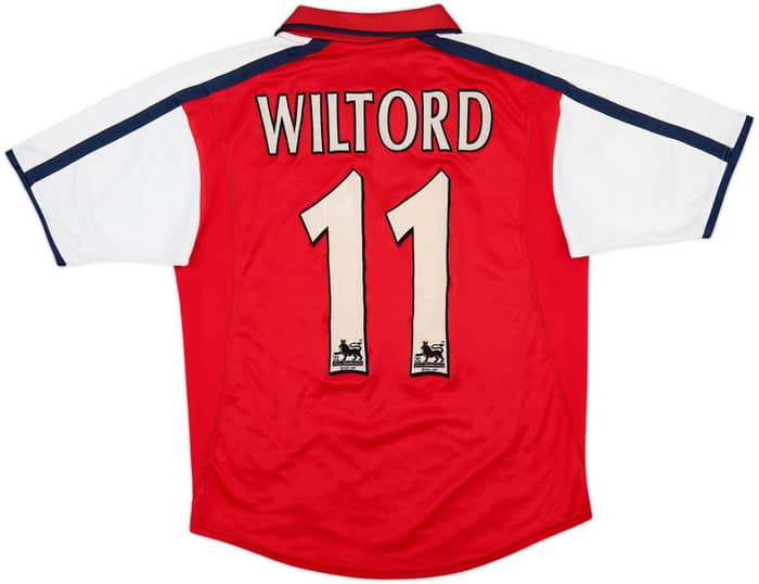 2000-02 Arsenal Home Shirt Wiltord #11 - 6/10 - (XL.Boys)