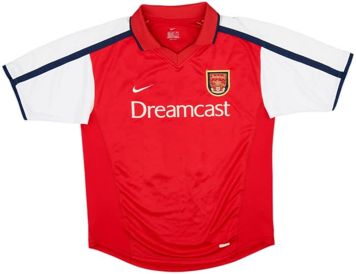 2000-02 Arsenal Home Shirt Wiltord #11 - 6/10 - (XL.Boys)