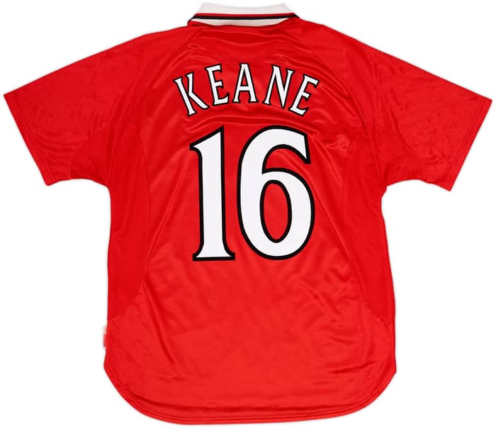 1999-00 Manchester United 'CL Winners' Shirt Keane #16 - 7/10 - (L)