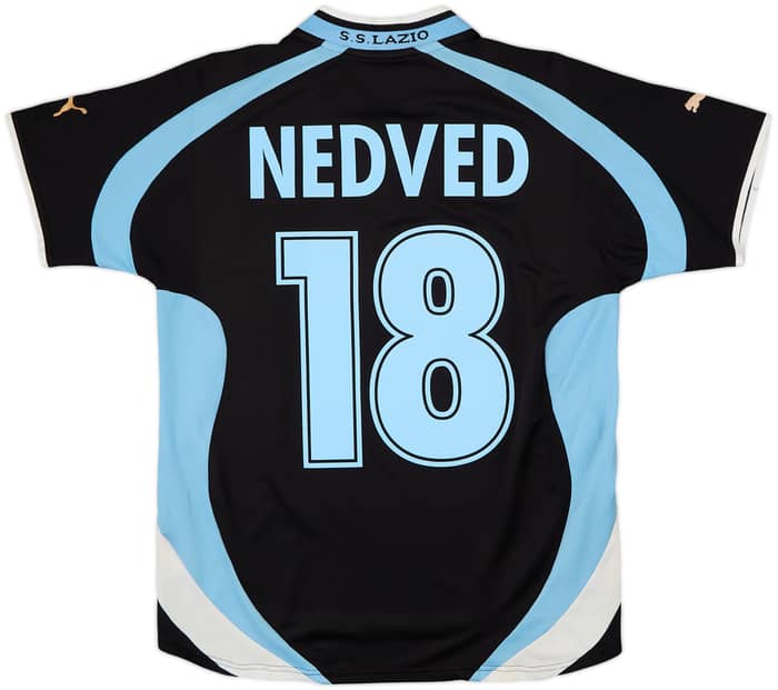 2000-01 Lazio Away Shirt Nedved #18 - 6/10 - (S)