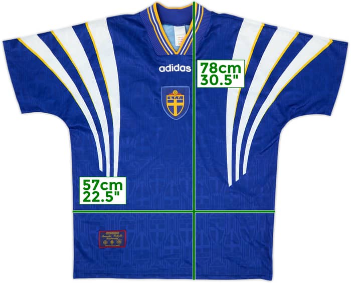 1996-98 Sweden Away Shirt - 9/10 - (L)