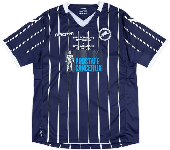 2013 Millwall Match Issued Signed Testimonial Home Shirt Easter #8
