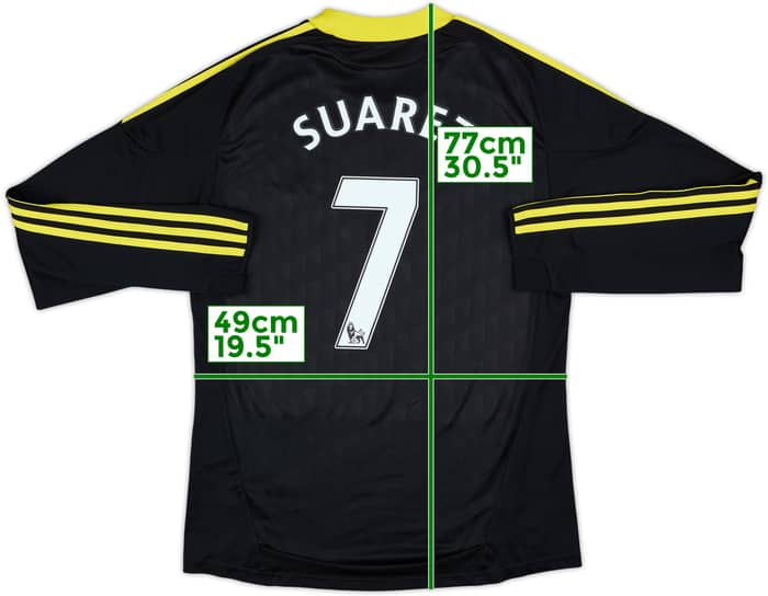 2010-11 Liverpool Third L/S Shirt Suarez #7 - 7/10 - (M)