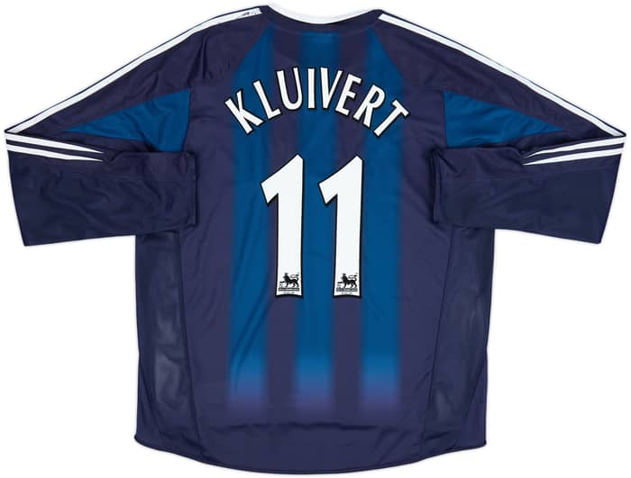 2004-05 Newcastle Away L/S Shirt Kluivert #11 - 7/10 - (XL)