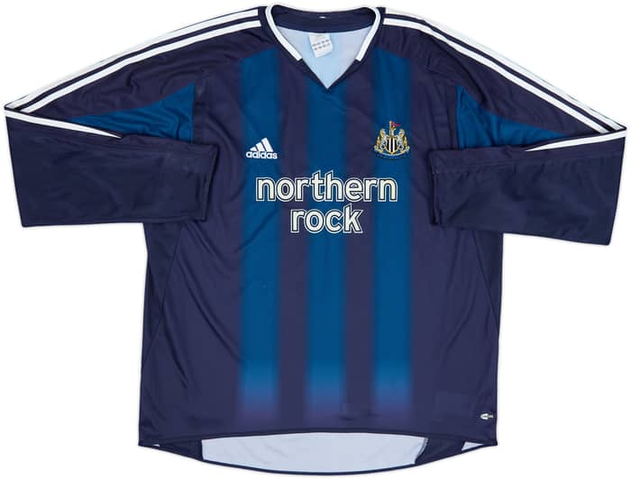 2004-05 Newcastle Away L/S Shirt Kluivert #11 - 7/10 - (XL)