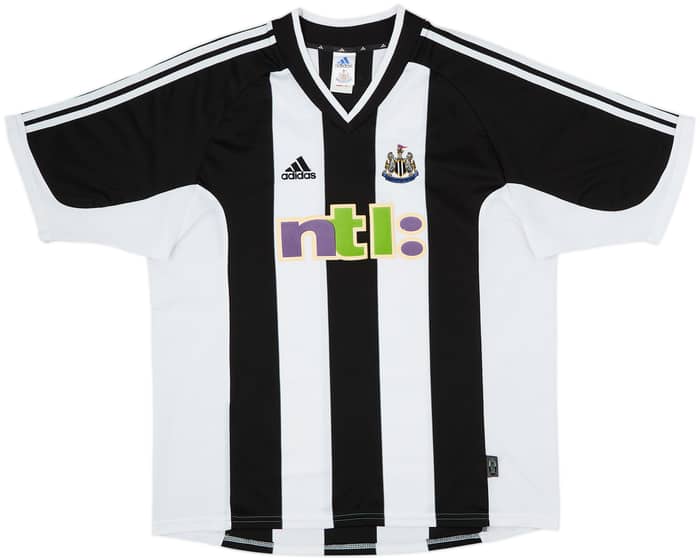 2001-03 Newcastle Home Shirt Shearer #9 - 8/10 - (XL)