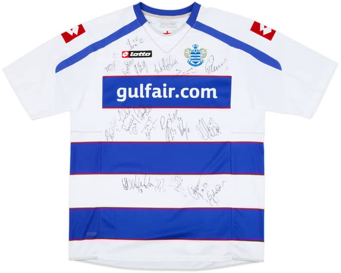 2010-11 QPR Signed Home Shirt - 9/10 - (XXL)