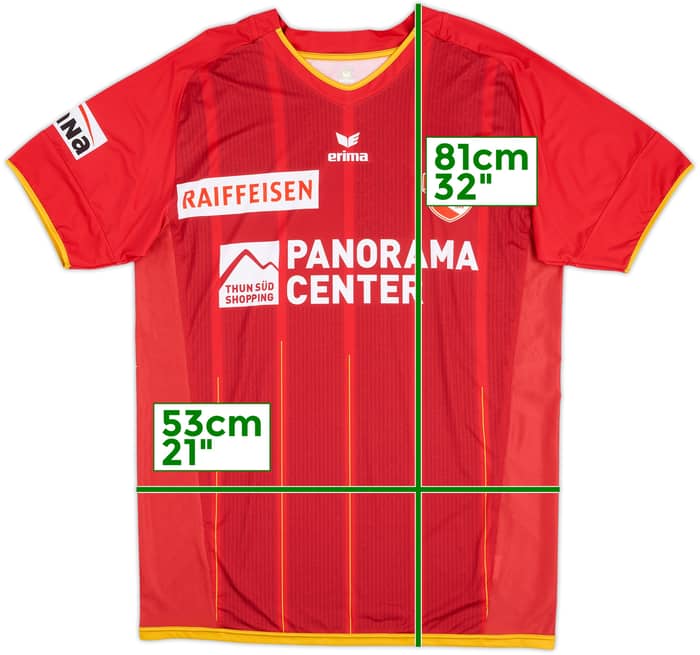 Camiseta firmada de local del FC Thun 2012-13 - 9/10 - (L)