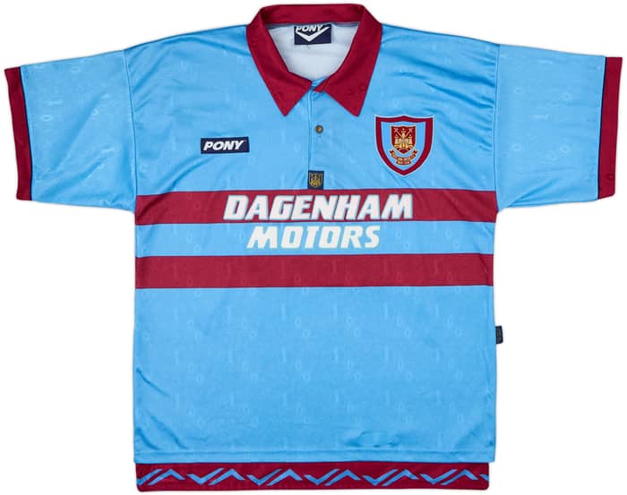 1995-97 West Ham Centenary Away Shirt Lampard #26 - 8/10 - (L)