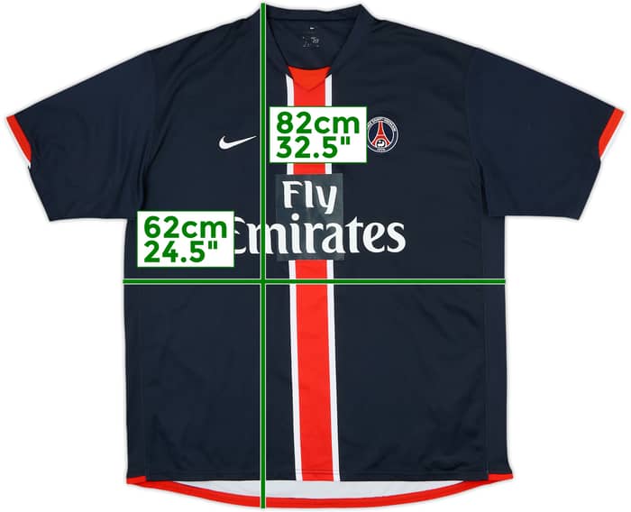 2006-07 Paris Saint-Germain Home Shirt - 7/10 - (XL)