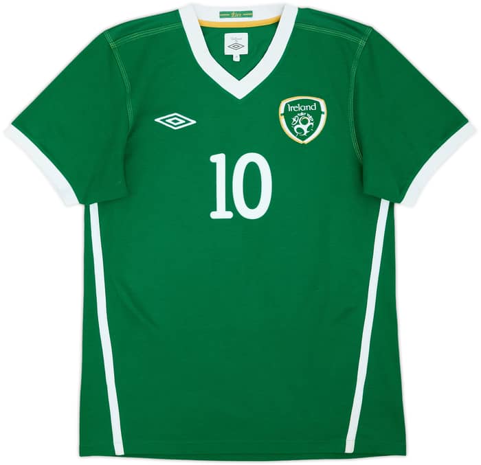 2010-11 Ireland Home Shirt Keane #10 - 7/10 - (M)