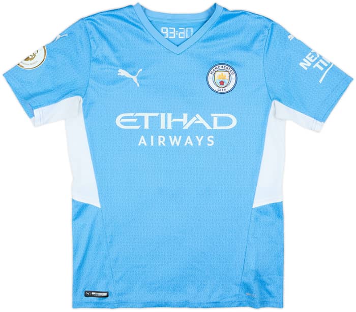 2021-22 Manchester City Home Shirt Ruben #3 - 6/10 - (M)