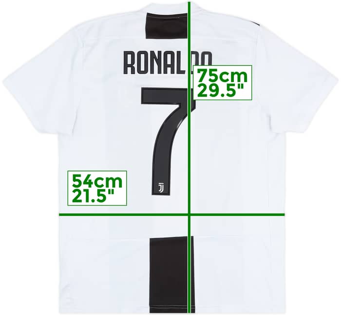 2018-19 Juventus Home Shirt Ronaldo #7 - 6/10 - (L)