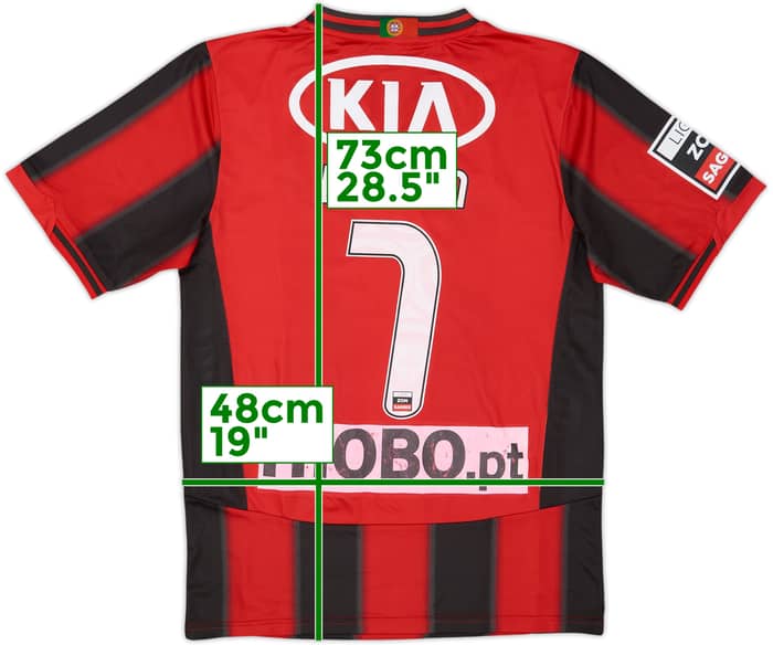 2012-13 SC Olhanense Home Shirt David #7 - 6/10 - (L)