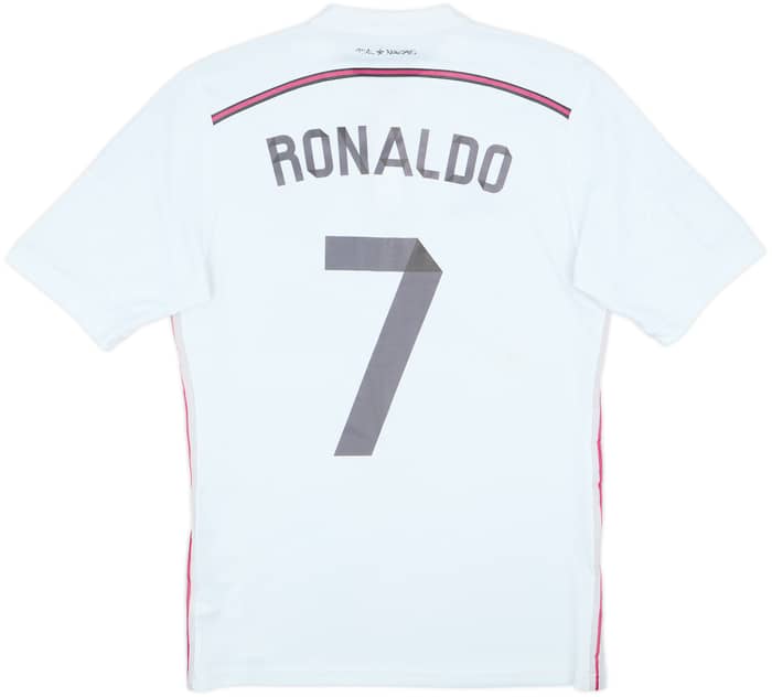 2014-15 Real Madrid Home Shirt Ronaldo #7 - 7/10 - (M)