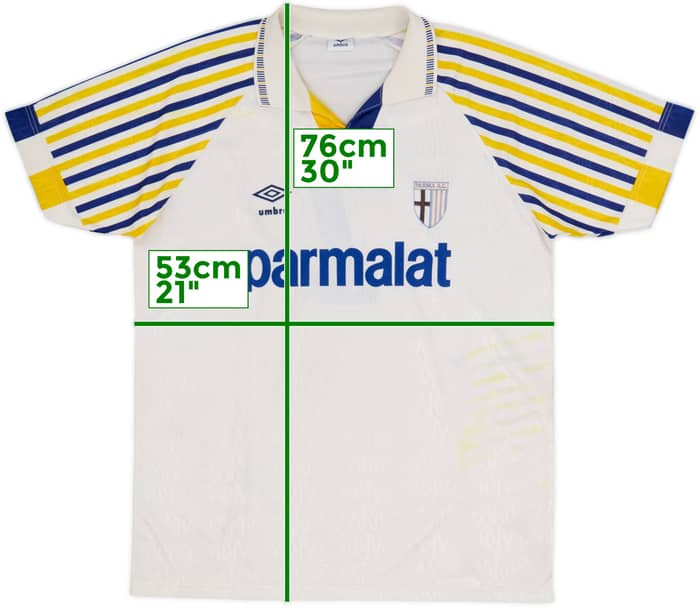 1991-92 Parma Home Shirt #7 - 4/10 - (L)