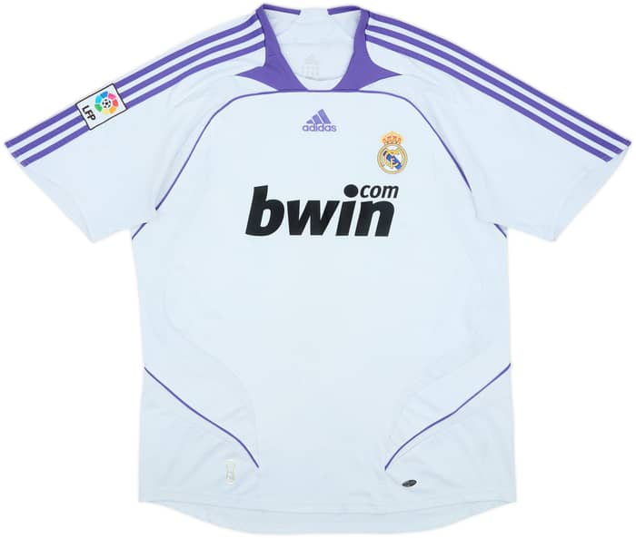 2007-08 Real Madrid Home Shirt - 5/10 - (XL)