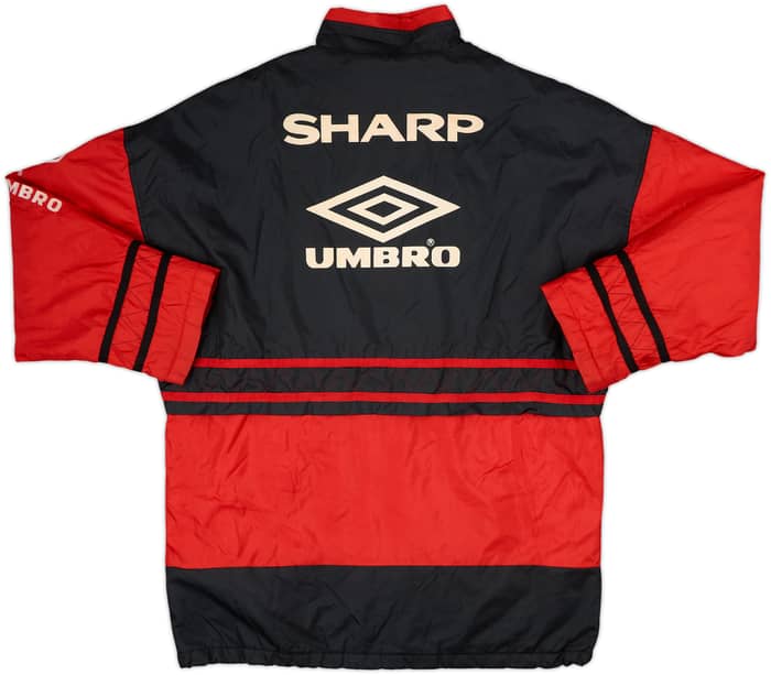 1992-93 Manchester United Umbro Padded Bench Coat - 6/10 - (L)