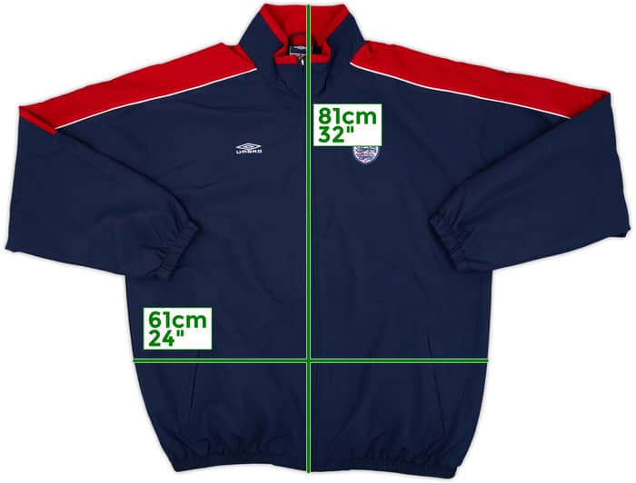 2004-06 England Umbro Track Jacket - 10/10 - (XL)