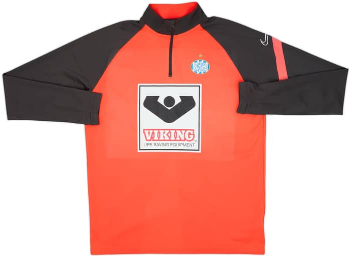 2020-21 Esbjerg Nike 1/4 Zip Drill Top - 10/10 - (L)