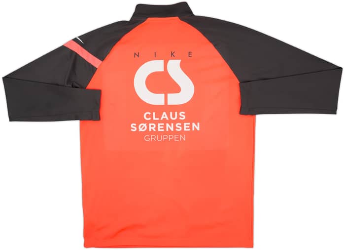 2020-21 Esbjerg Nike 1/4 Zip Drill Top - 10/10 - (L)