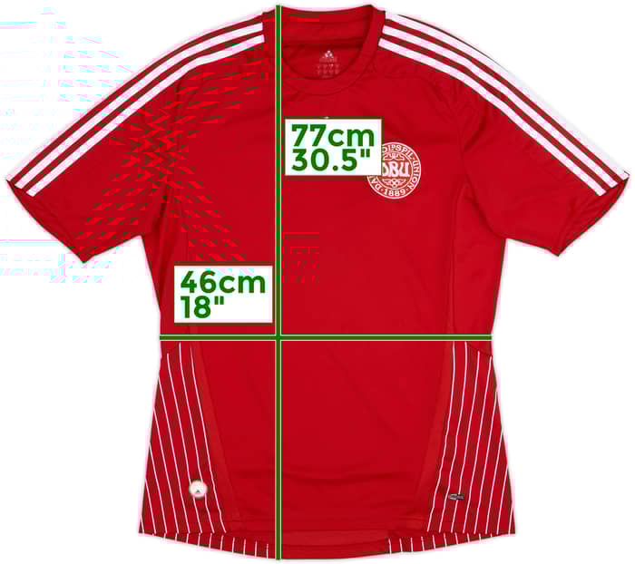 2007-10 Denmark Home Shirt - 8/10 - (M)