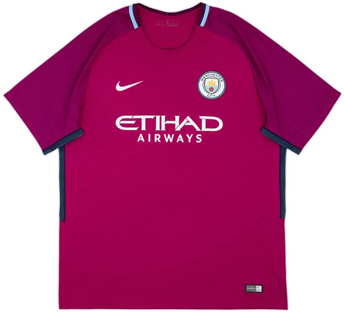 2017-18 Manchester City Away Shirt De Bruyne #17 - 8/10 - (XL)
