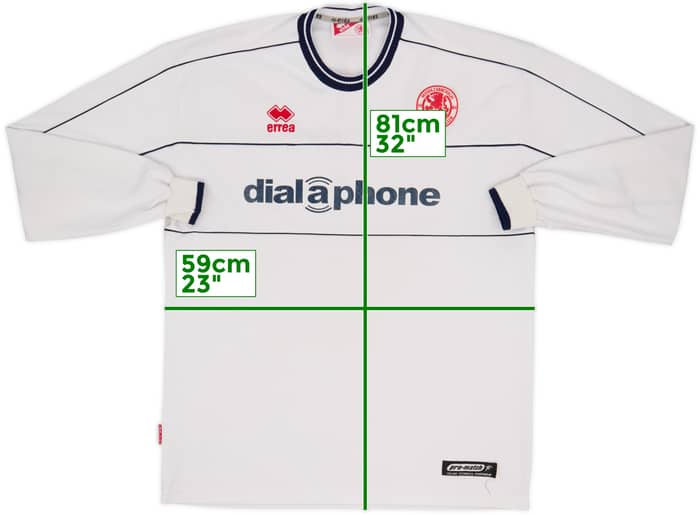 2002-03 Middlesbrough Away L/S Shirt Daz - 4/10 - (XL)