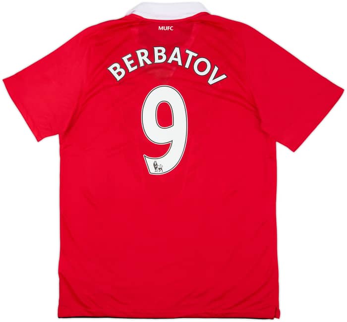 2010-11 Manchester United Home Shirt Berbatov #9 (M)