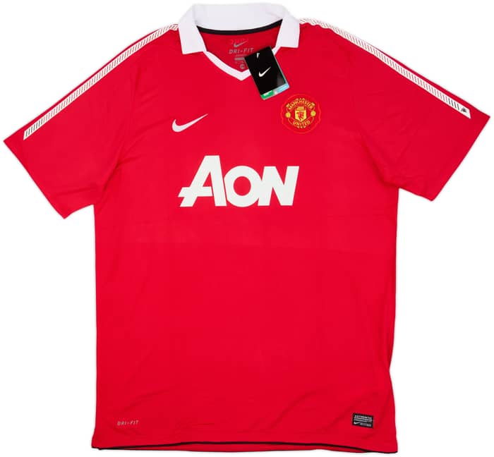 2010-11 Manchester United Home Shirt Rooney #10 (XL)