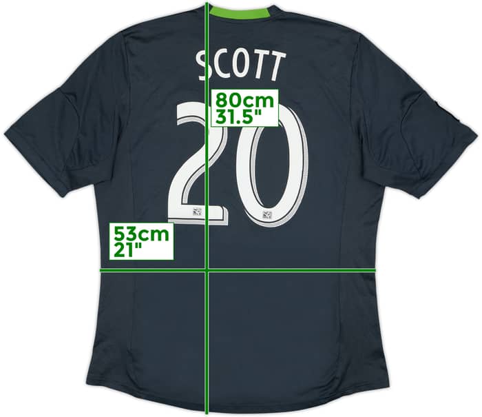 2013-14 Seattle Sounders Away Shirt Scott #20 - 9/10 - (XL)