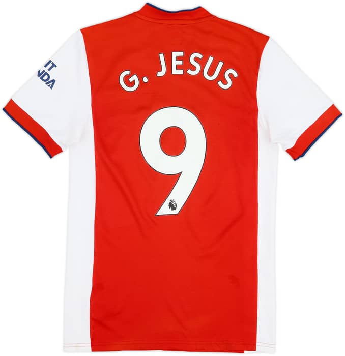 2021-22 Arsenal Home Shirt G.Jesus #9 - 8/10 - (S)